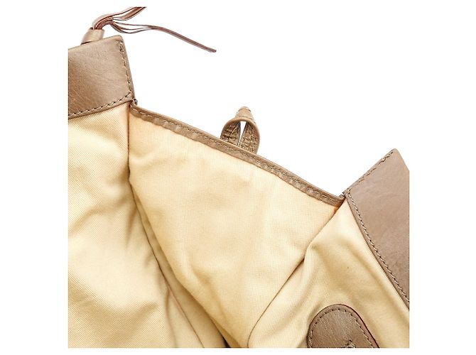 Chloé Borsa Tote Tracy in pelle metallizzata - vista 19