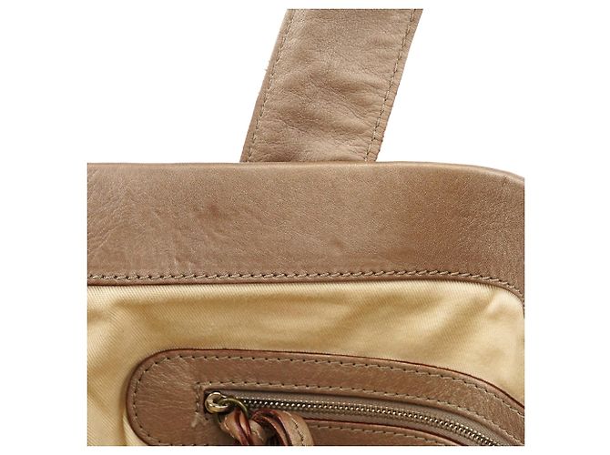 Chloé Borsa Tote Tracy in pelle metallizzata - vista 20