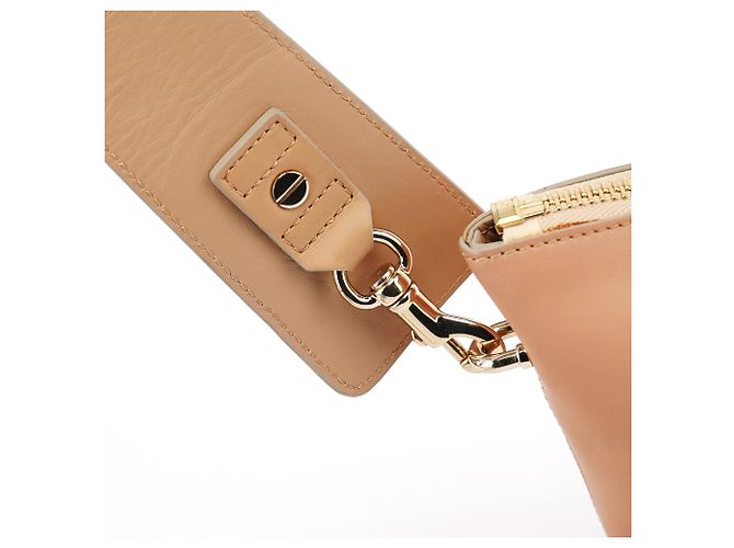 Chloé Borsa 2-Way Baily in pelle Coral Pink - vista 10