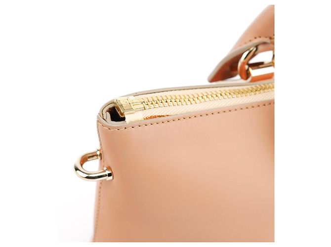 Chloé Borsa 2-Way Baily in pelle Coral Pink - vista 11
