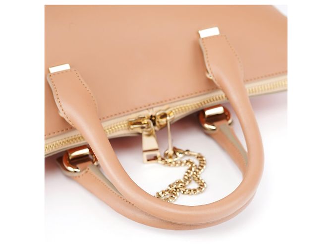 Chloé Borsa 2-Way Baily in pelle Coral Pink - vista 14