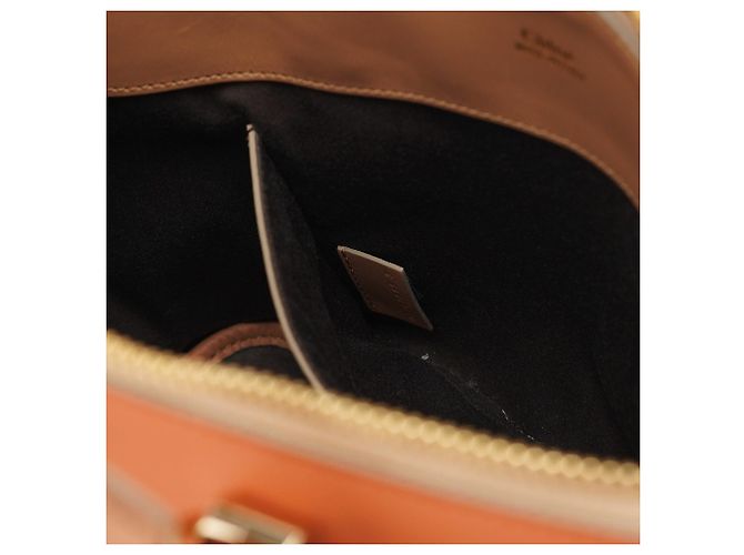 Chloé Borsa 2-Way Baily in pelle Coral Pink - vista 16