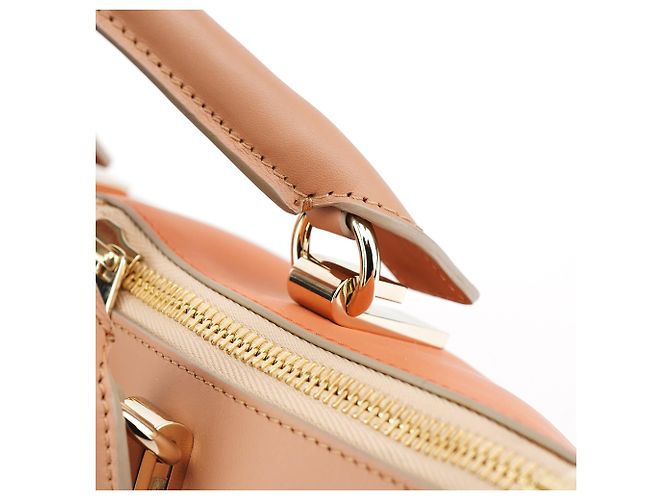 Chloé Borsa 2-Way Baily in pelle Coral Pink - vista 8