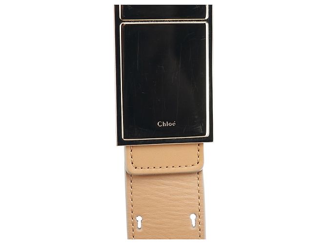 Chloé Borsa 2-Way Baily in pelle Coral Pink - vista 9