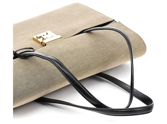Gucci 001 4218 Borsa tote Lady Lock in tela beige - vista 10