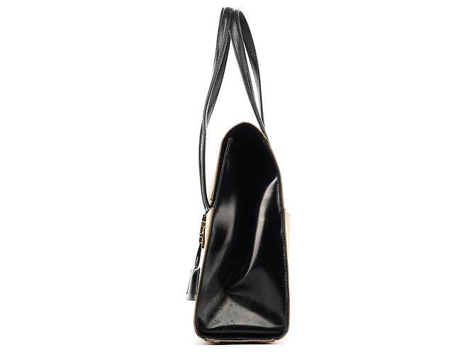 Gucci 001 4218 Borsa tote Lady Lock in tela beige - vista 2