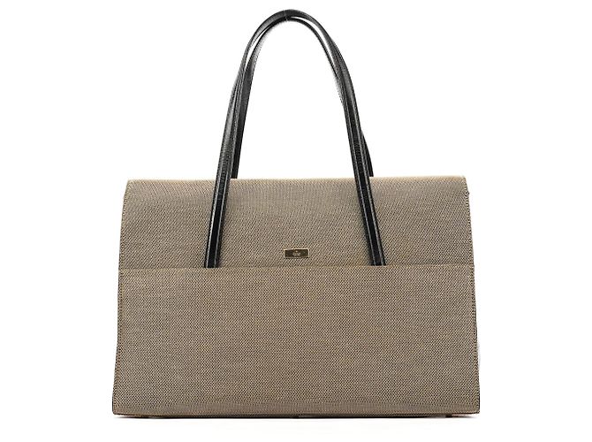 Gucci 001 4218 Borsa tote Lady Lock in tela beige - vista 3