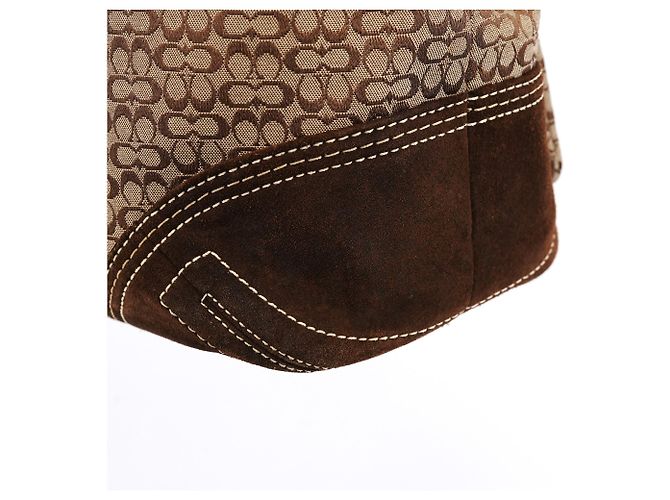 Coach 6427 Borsa Tote Soho Signature Beige Brown - vista 10