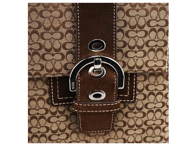 Coach 6427 Borsa Tote Soho Signature Beige Brown - vista 14