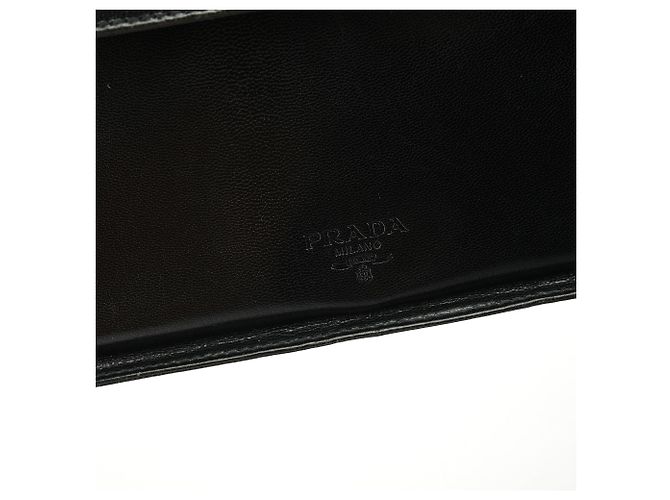 Prada Borsa a Spalla Swing Madras Nera 1996 - vista 6