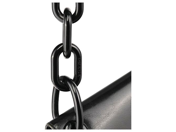 Prada Borsa a Spalla Swing Madras Nera 1996 - vista 7