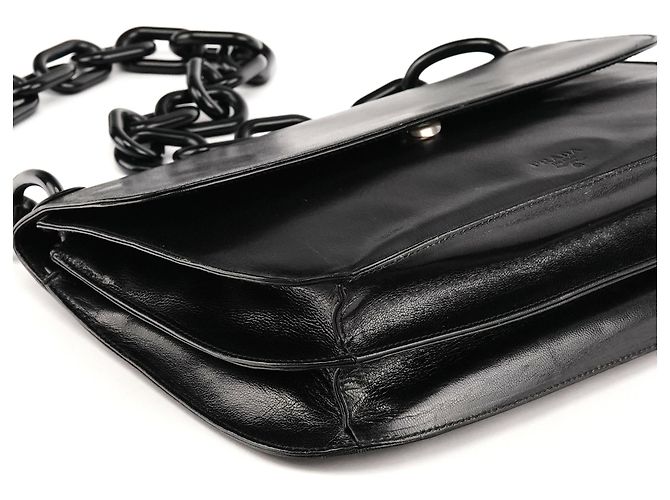 Prada Borsa a Spalla Swing Madras Nera 1996 - vista 8