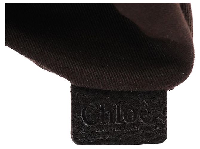 Chloé Borsa Paddington in pelle marrone scuro - vista 15