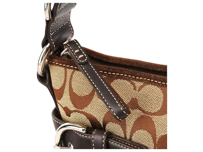 Coach 3574 Borsa 2-Way Soho Signature Beige Brown - vista 7