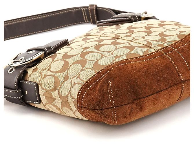 Coach 3574 Borsa 2-Way Soho Signature Beige Brown - vista 8