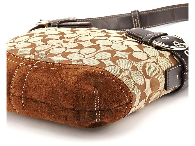 Coach 3574 Borsa 2-Way Soho Signature Beige Brown - vista 9