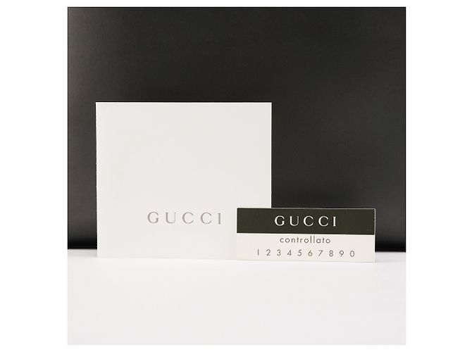 Gucci 001 1434 Borsa Tote 2-Way in pelle Anthracite - vista 12