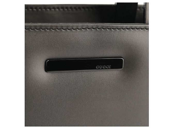 Gucci 001 1434 Borsa Tote 2-Way in pelle Anthracite - vista 5