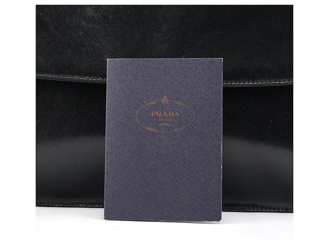 Prada Borsa a tracolla Swing 1996 in Vitello nero - vista 12