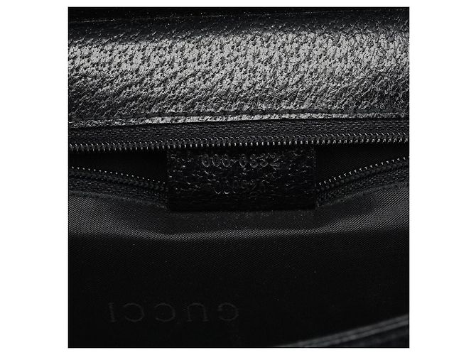 Gucci 000 0832 Borsa a mano in pelle nera - vista 15