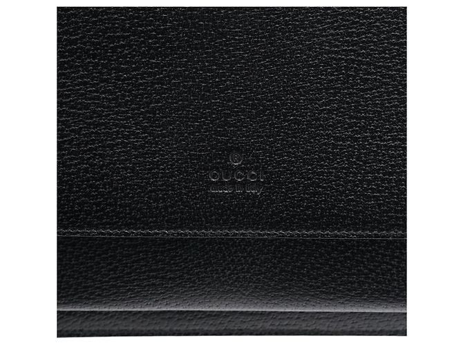 Gucci 000 0832 Borsa a mano in pelle nera - vista 6