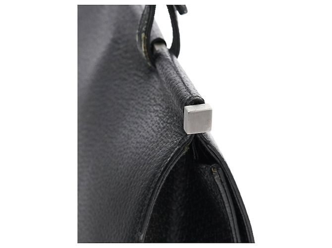 Gucci 000 0832 Borsa a mano in pelle nera - vista 8