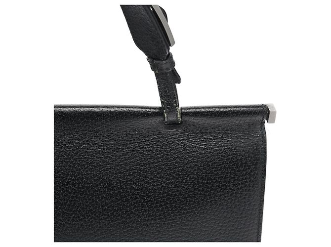 Gucci 000 0832 Borsa a mano in pelle nera - vista 9