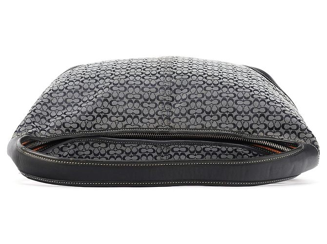 Coach Borsa a tracolla Hobo Signature 6618 Grey Black - vista 4