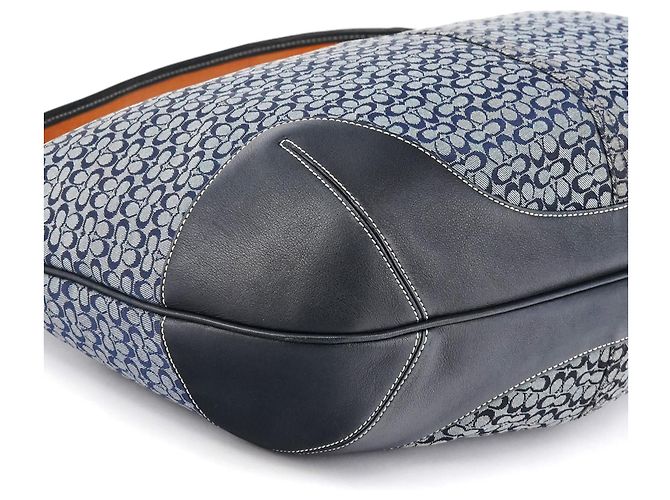 Coach Borsa a tracolla Hobo Signature 6618 Grey Black - vista 7