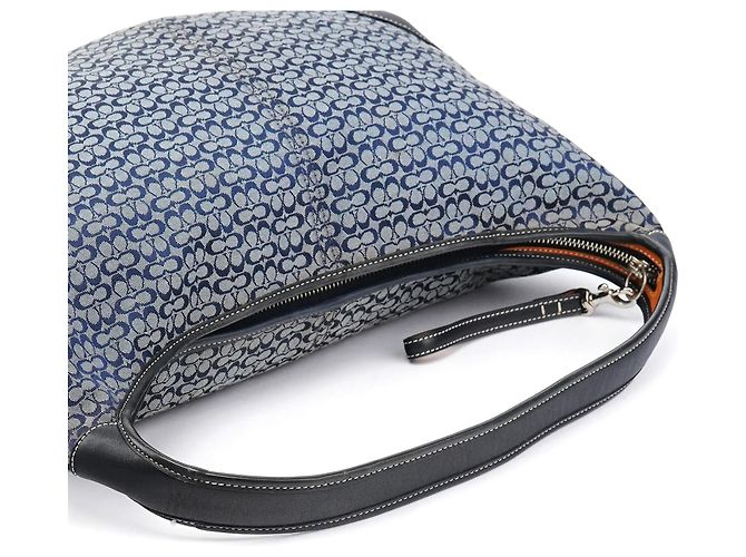 Coach Borsa a tracolla Hobo Signature 6618 Grey Black - vista 9