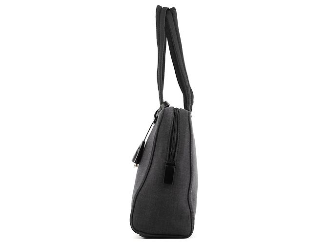 Prada Borsa Tote Keylock 1999 in tela antracite - vista 2