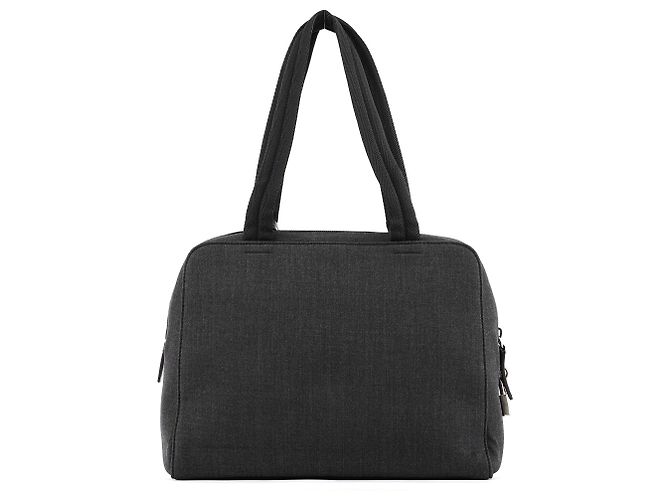 Prada Borsa Tote Keylock 1999 in tela antracite - vista 3