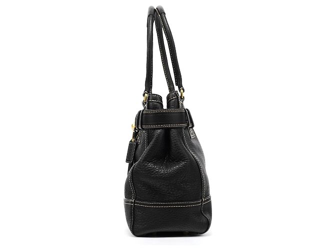 Coach 10214 Borsa tote Hamptons in pelle nera - vista 2