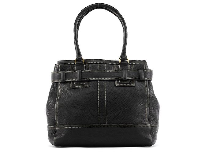 Coach 10214 Borsa tote Hamptons in pelle nera - vista 3