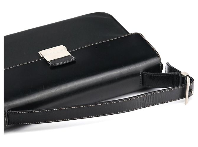 Prada Borsa con manico Tessuto Vitello nera - vista 10