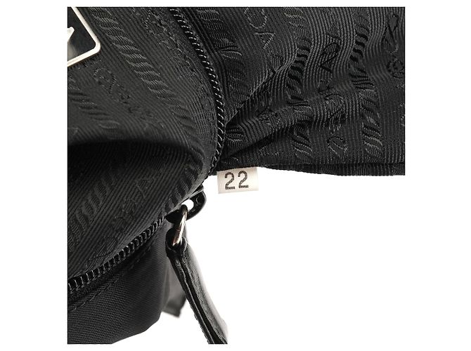 Prada Borsa Tote 1995 in nylon Tessuto Nappa nera - vista 15