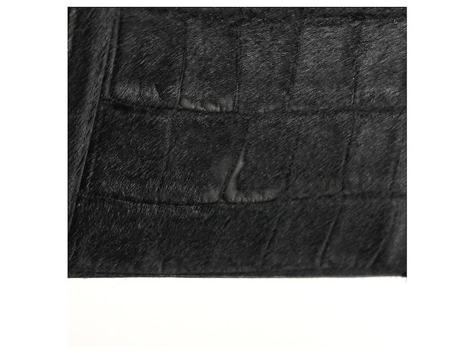 Gucci 000 2058 Borsa Tote in pelle di vitello nera effetto coccodrillo - vista 11