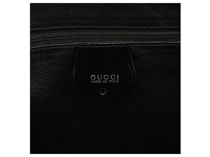 Gucci 000 2058 Borsa Tote in pelle di vitello nera effetto coccodrillo - vista 12