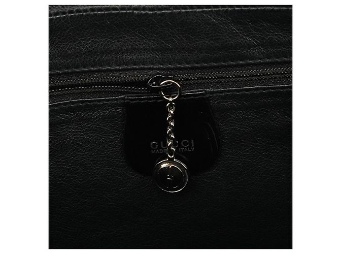 Gucci 000 2058 Borsa Tote in pelle di vitello nera effetto coccodrillo - vista 13