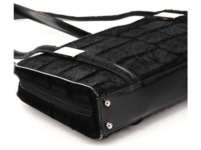 Gucci 000 2058 Borsa Tote in pelle di vitello nera effetto coccodrillo - vista 8