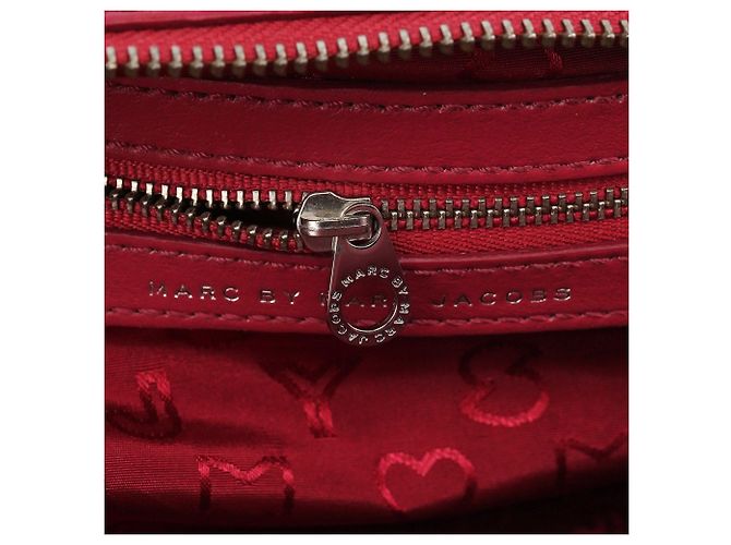 Marc by Marc Jacobs Borsa 2-Way in pelle rosa multiptasca - vista 13