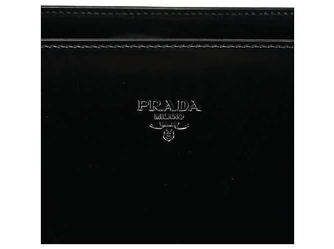 Prada Borsa Tote Sport 1995 in Spazzolato Nero - vista 5