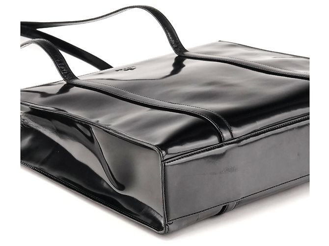 Prada Borsa Tote Sport 1995 in Spazzolato Nero - vista 6