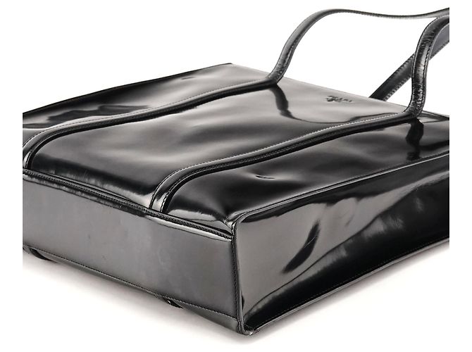 Prada Borsa Tote Sport 1995 in Spazzolato Nero - vista 7