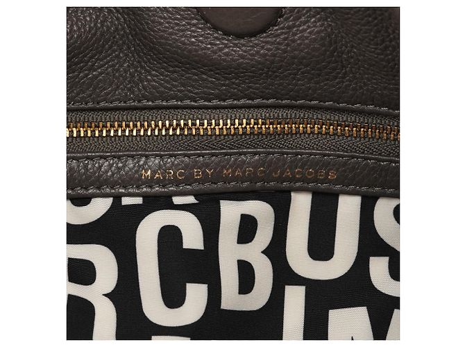 Marc by Marc Jacobs Borsa Hobo 2-Way Classic Q Hillier in pelle grigia - vista 12