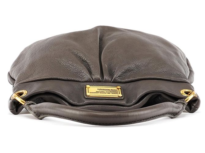 Marc by Marc Jacobs Borsa Hobo 2-Way Classic Q Hillier in pelle grigia - vista 4