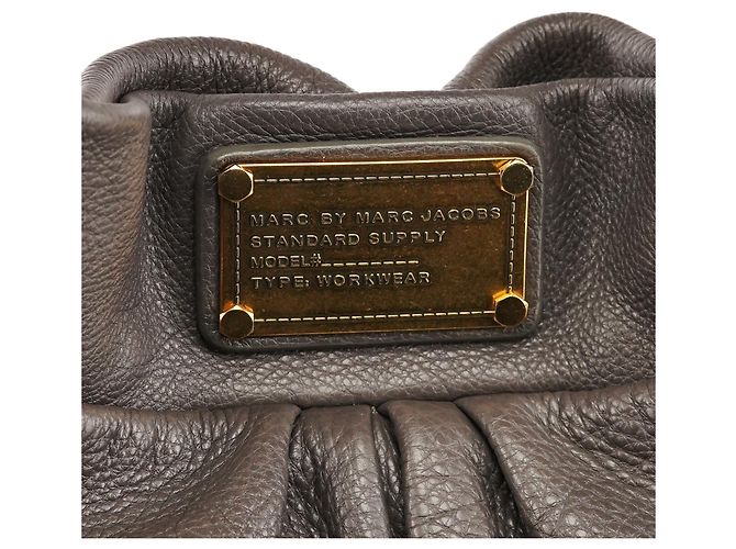 Marc by Marc Jacobs Borsa Hobo 2-Way Classic Q Hillier in pelle grigia - vista 6
