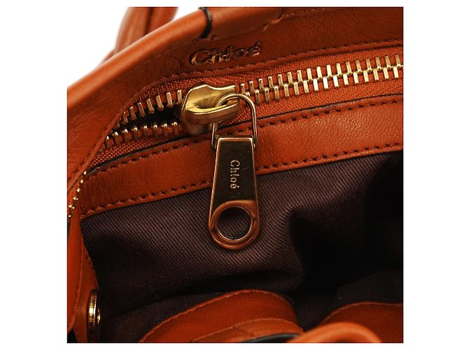 Chloé Borsa a tracolla Helene in pelle marrone chiaro - vista 10