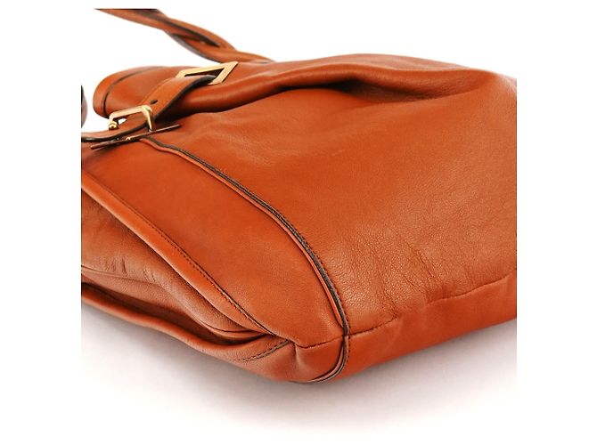 Chloé Borsa a tracolla Helene in pelle marrone chiaro - vista 6