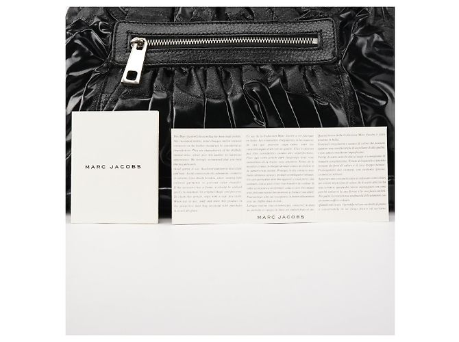 Marc Jacobs Borsa Stam 2-Way in pelle verniciata nera - vista 11